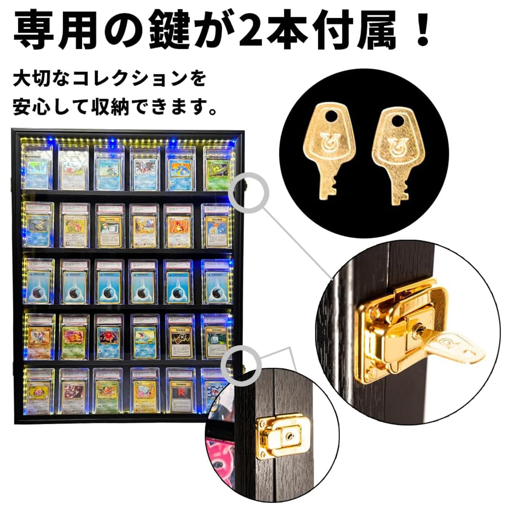 Fit&Fact トレカ ディスプレイケース 壁掛け 鍵付き Amazon.co.jp: Fit&Fact トレカ ディスプレイケース 壁掛け 鍵付き